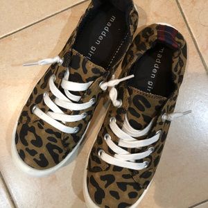 Madden Girl Slip On Leopard Sneakers